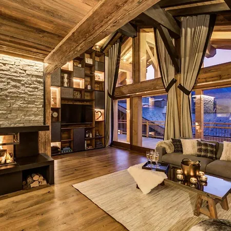 Apartment Vistas Luxurious Chalet With Jacuzzi Verbier